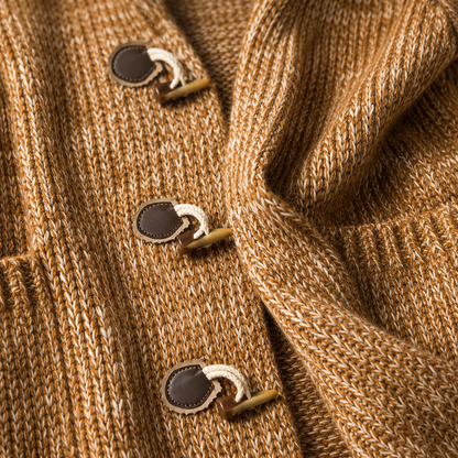 Fergus | Men's Hooded Chunky-Knit Cardigan