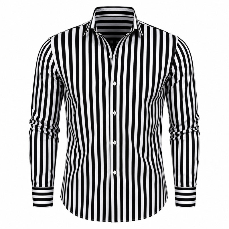 RENZO | Bengal-Stripe Button-Down Shirt