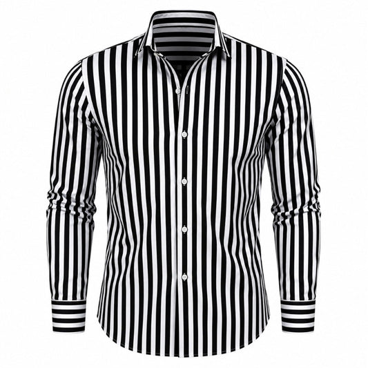 RENZO | Bengal-Stripe Button-Down Shirt