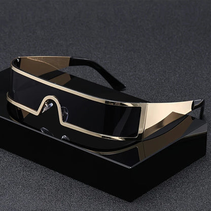 Silas | Wraparound Shield Sunglasses