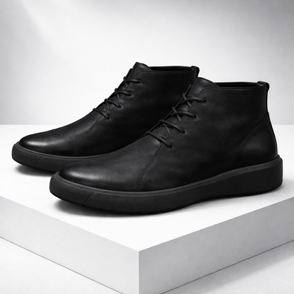 Bruno | Men's Leather-Look Lace-Up Ankle Boots