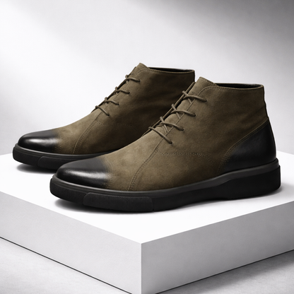 Bruno | Men's Leather-Look Lace-Up Ankle Boots