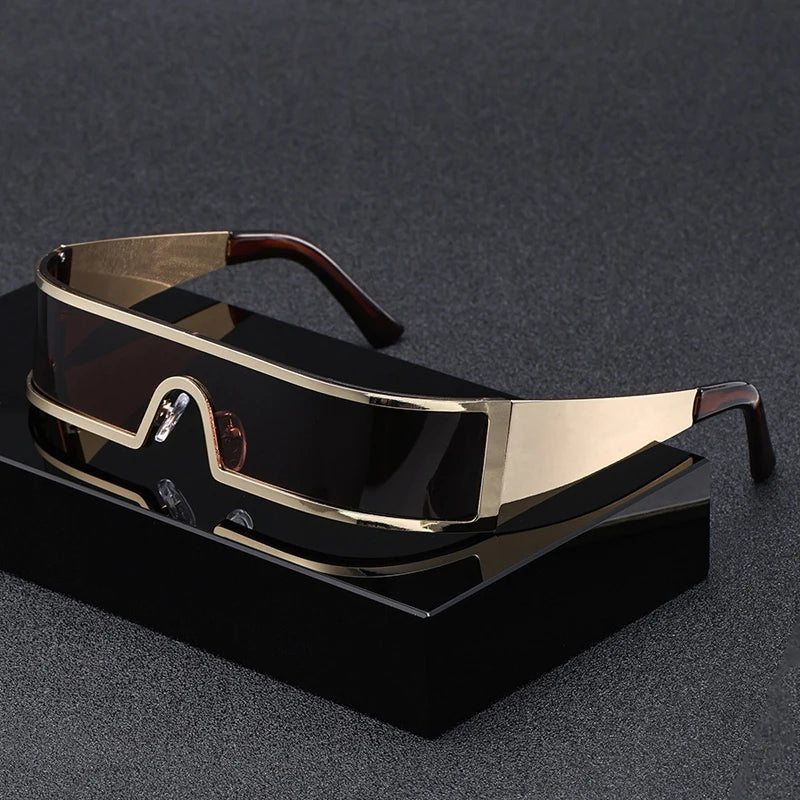 Silas | Wraparound Shield Sunglasses