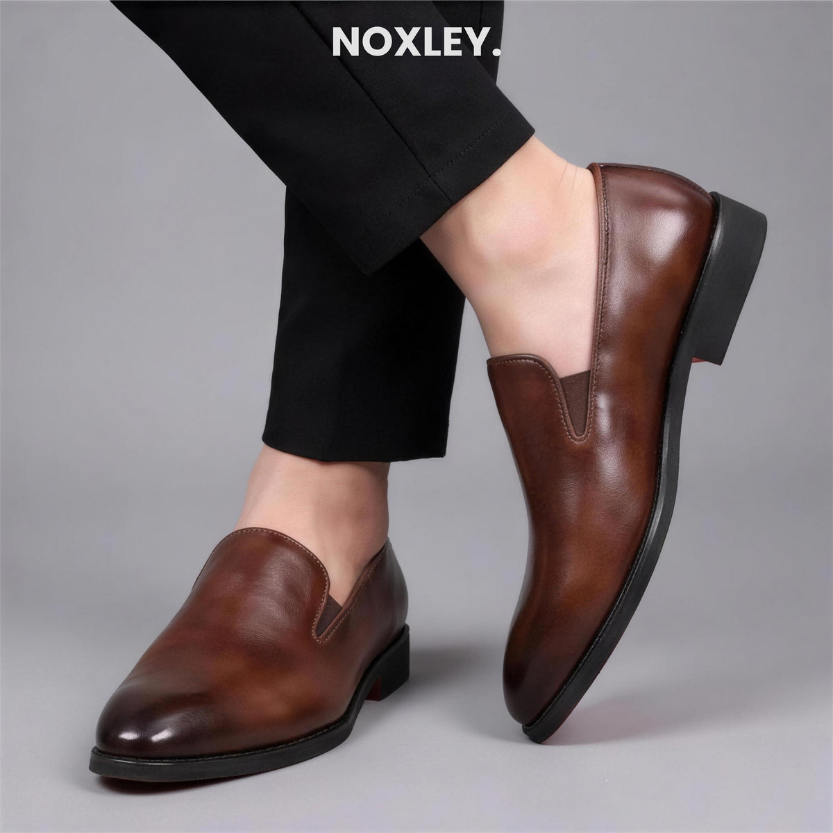Massimo loafers in Brown, on foot
