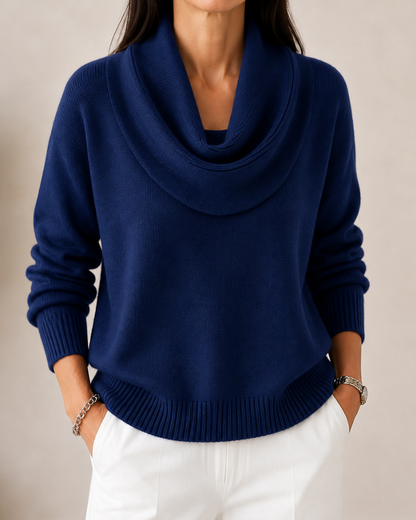 THEA | Cowl Neck Knitted Jumper