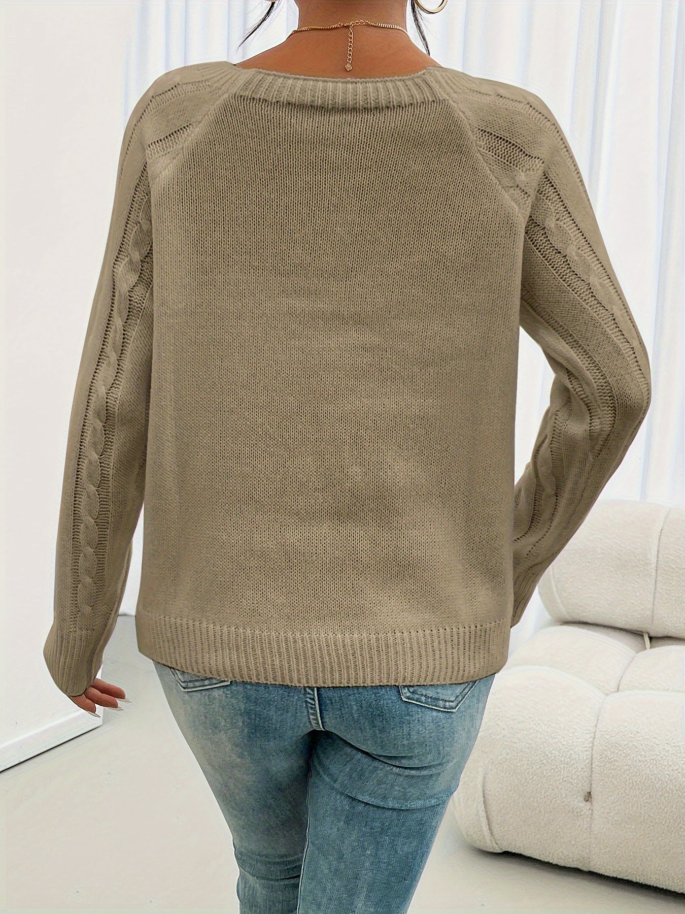 Colette | Women's Textured Button Jumper