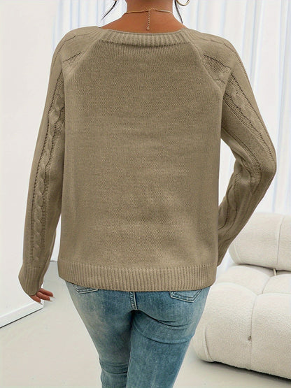 Colette | Women's Textured Button Jumper