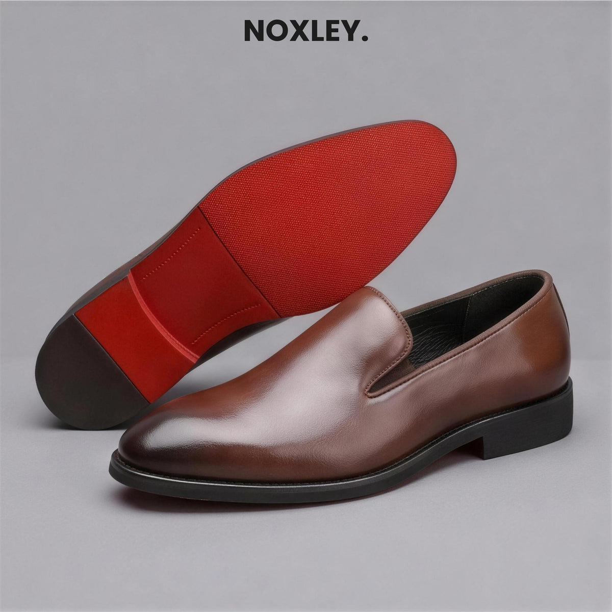 Massimo loafers in Brown, sole view