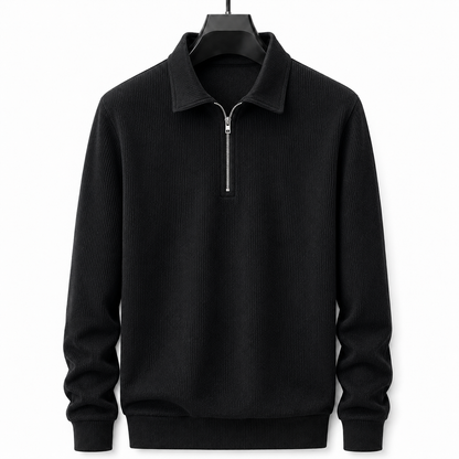 Sterling Half-Zip Knit Sweater
