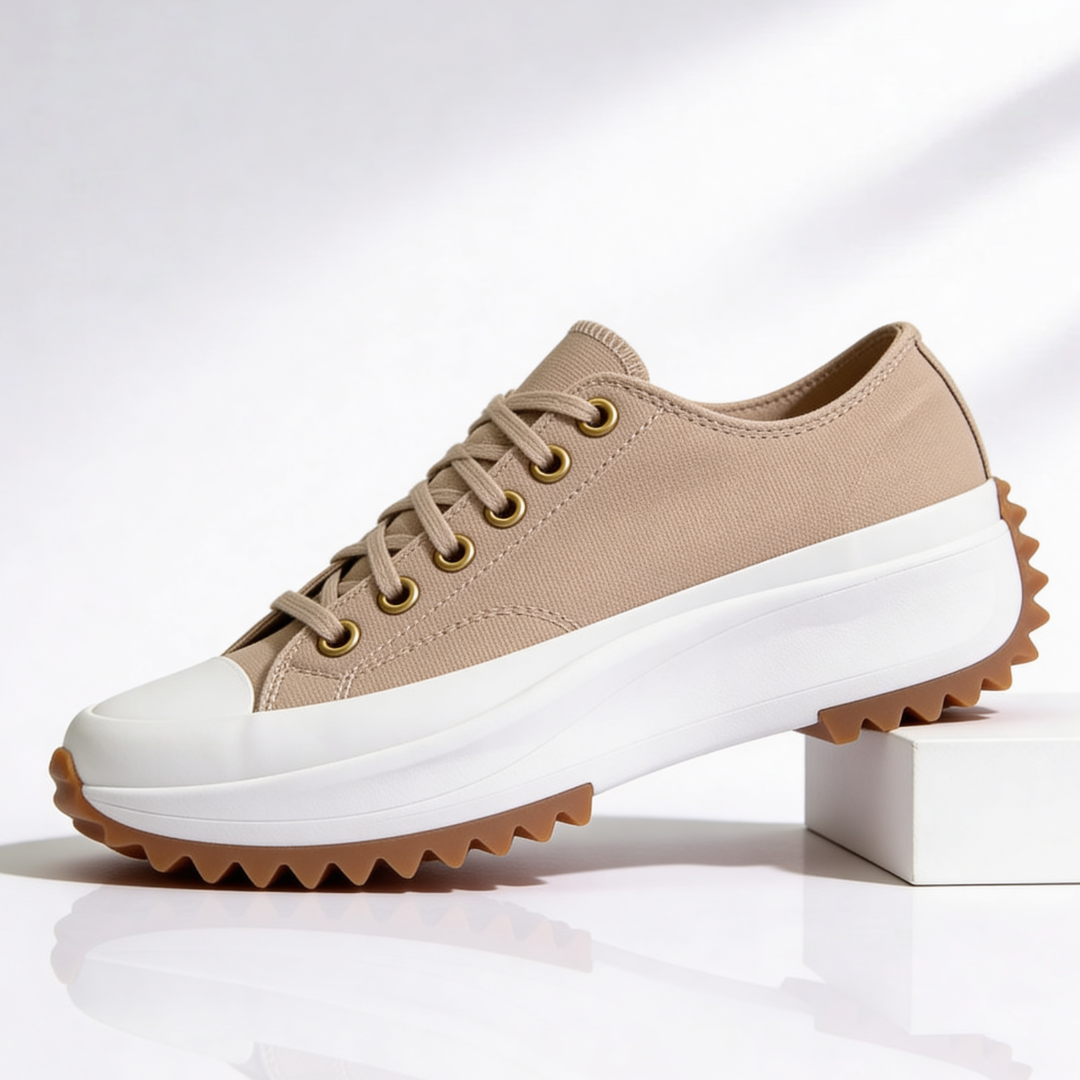 Bonnie | Women's Chunky Platform Canvas Trainers