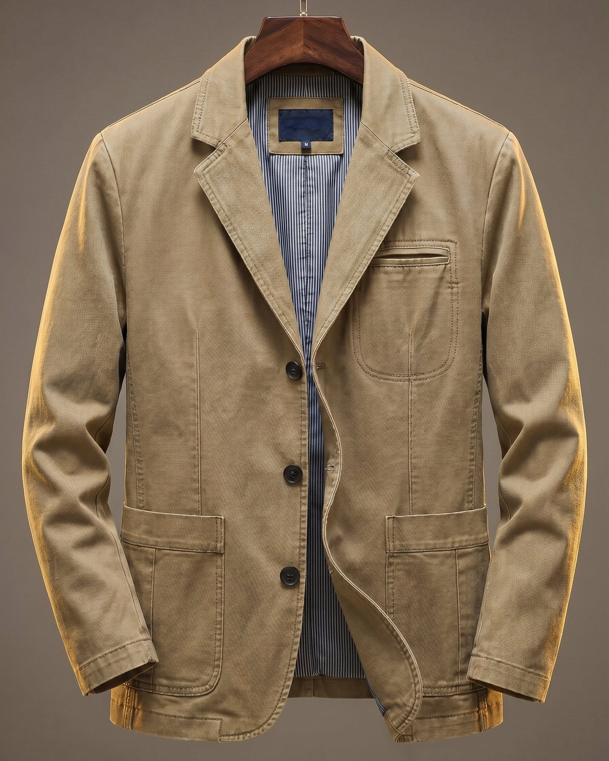 Salvatore | Men's Washed Denim-Look Blazer