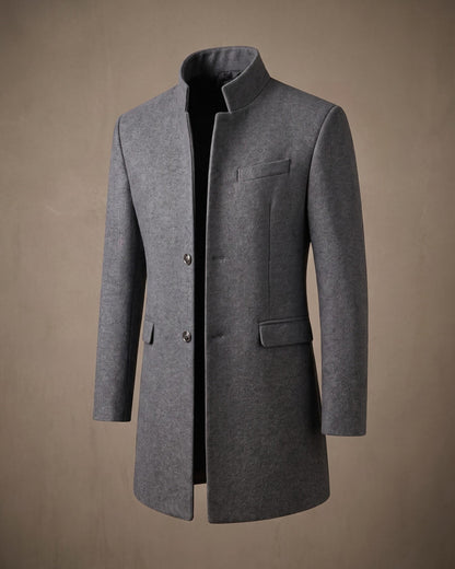 Sergio | Men's Wool-Look Tailored Overcoat