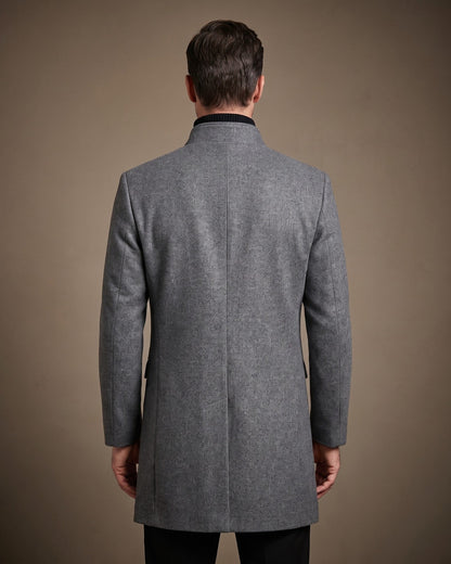 Sergio | Men's Wool-Look Tailored Overcoat