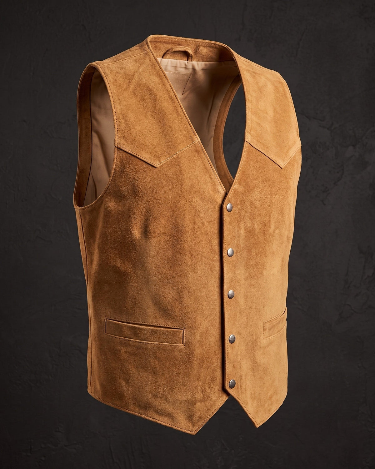 Federico | Men's Suede-Look Western Waistcoat