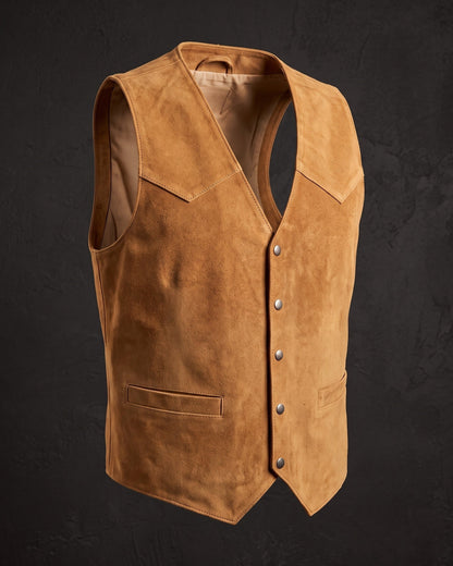 Federico | Men's Suede-Look Western Waistcoat