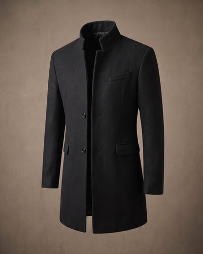 Sergio | Men's Wool-Look Tailored Overcoat