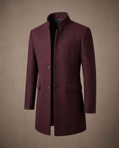 Sergio | Men's Wool-Look Tailored Overcoat