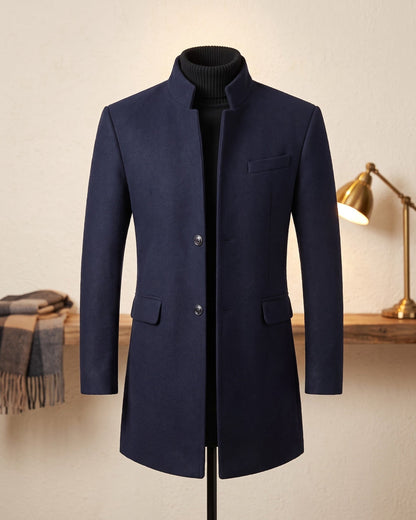 Sergio | Men's Wool-Look Tailored Overcoat