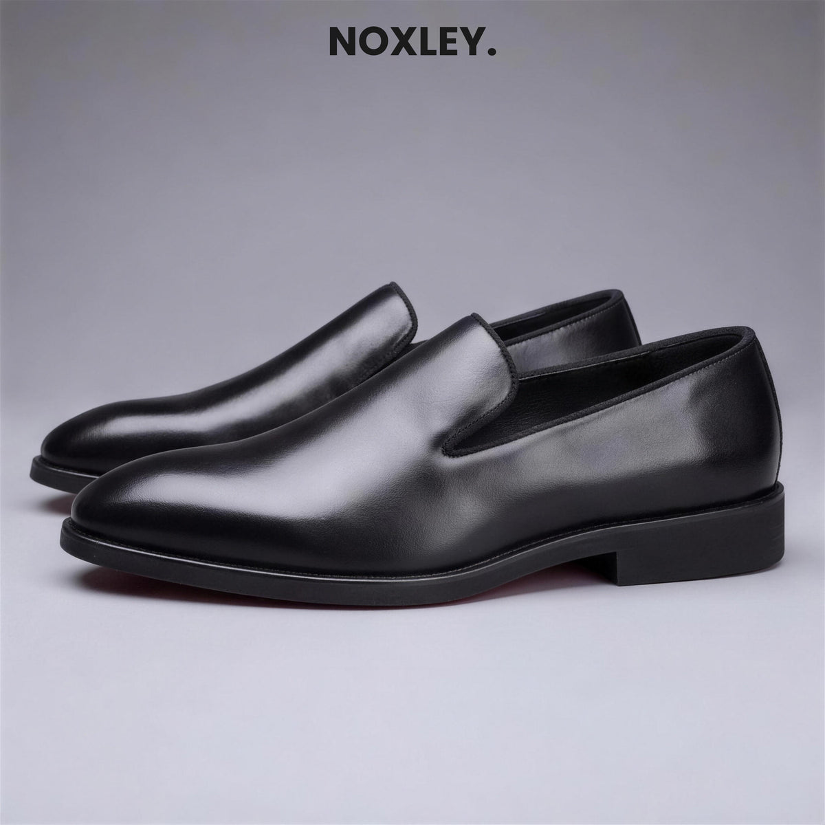 Massimo loafers in Black, side view