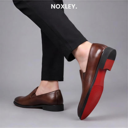 Massimo loafers in Brown, worn