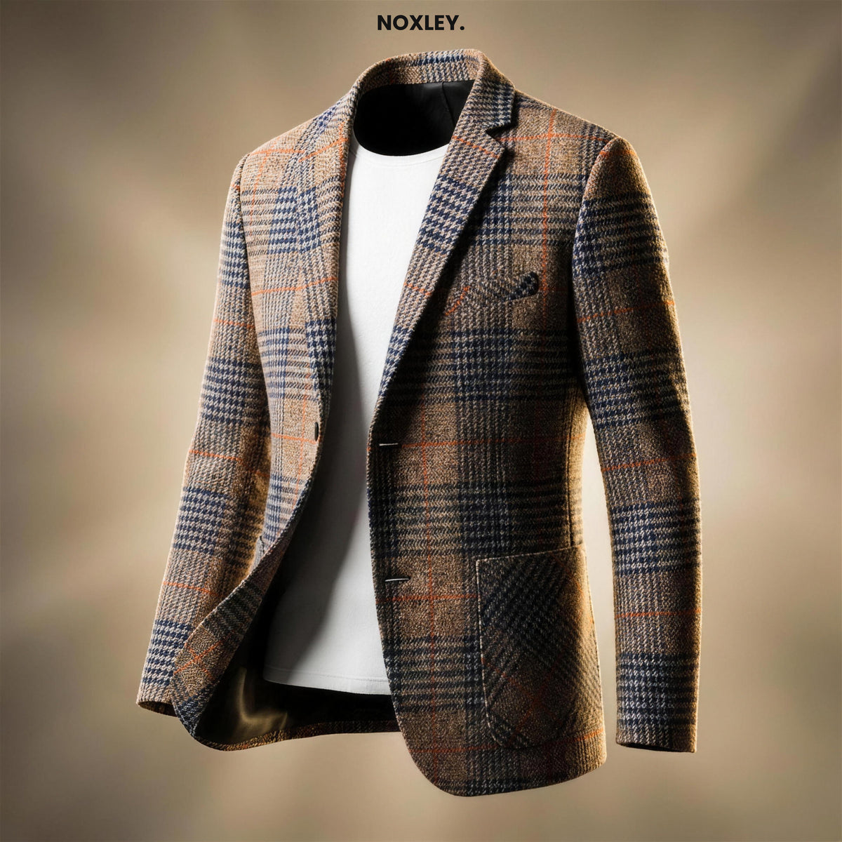 Charles | Houndstooth Wool-Look Blazer