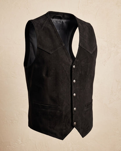 Federico | Men's Suede-Look Western Waistcoat