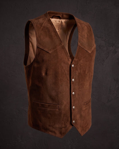 Federico | Men's Suede-Look Western Waistcoat