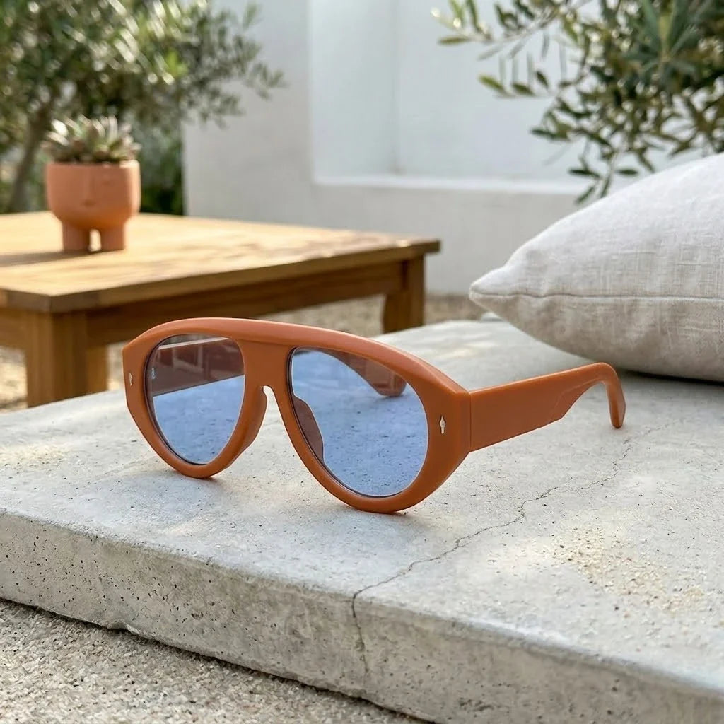 Luca | Chunky Aviator Sunglasses