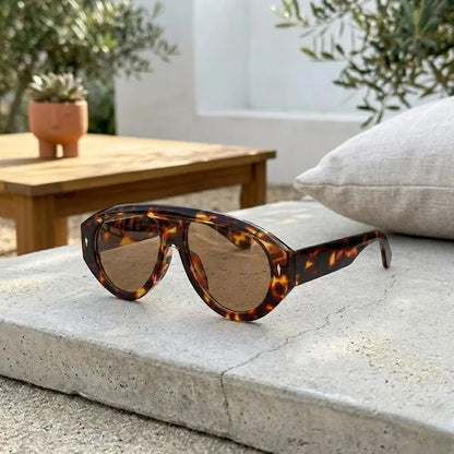 Luca | Chunky Aviator Sunglasses