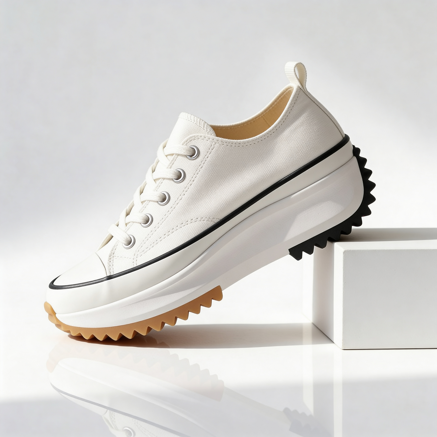 Bonnie | Women's Chunky Platform Canvas Trainers