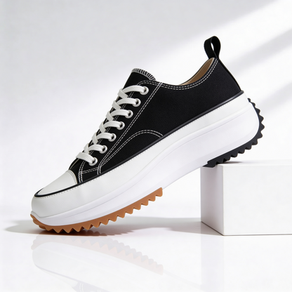 Bonnie | Women's Chunky Platform Canvas Trainers