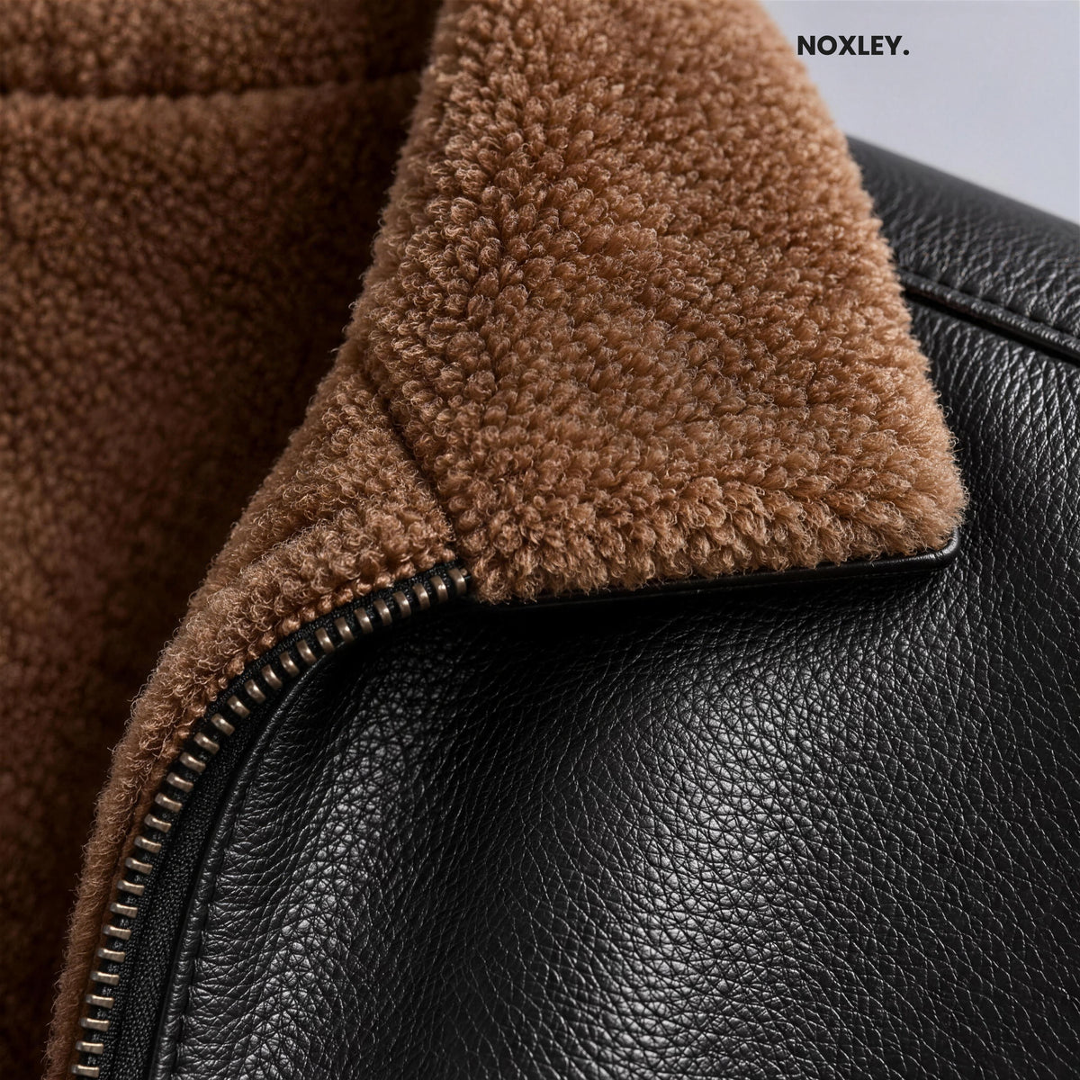 Dominic - Men's Leather-Look Plush-Lined Jacket - image 7