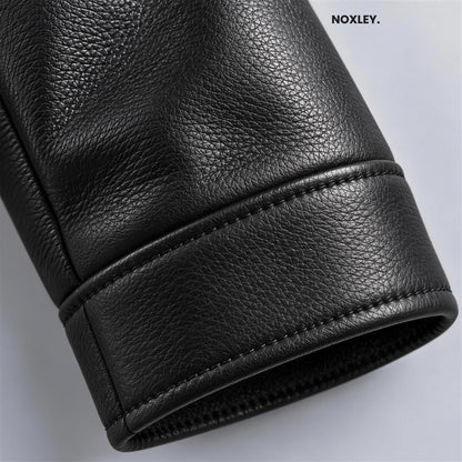 Dominic - Men's Leather-Look Plush-Lined Jacket - image 8