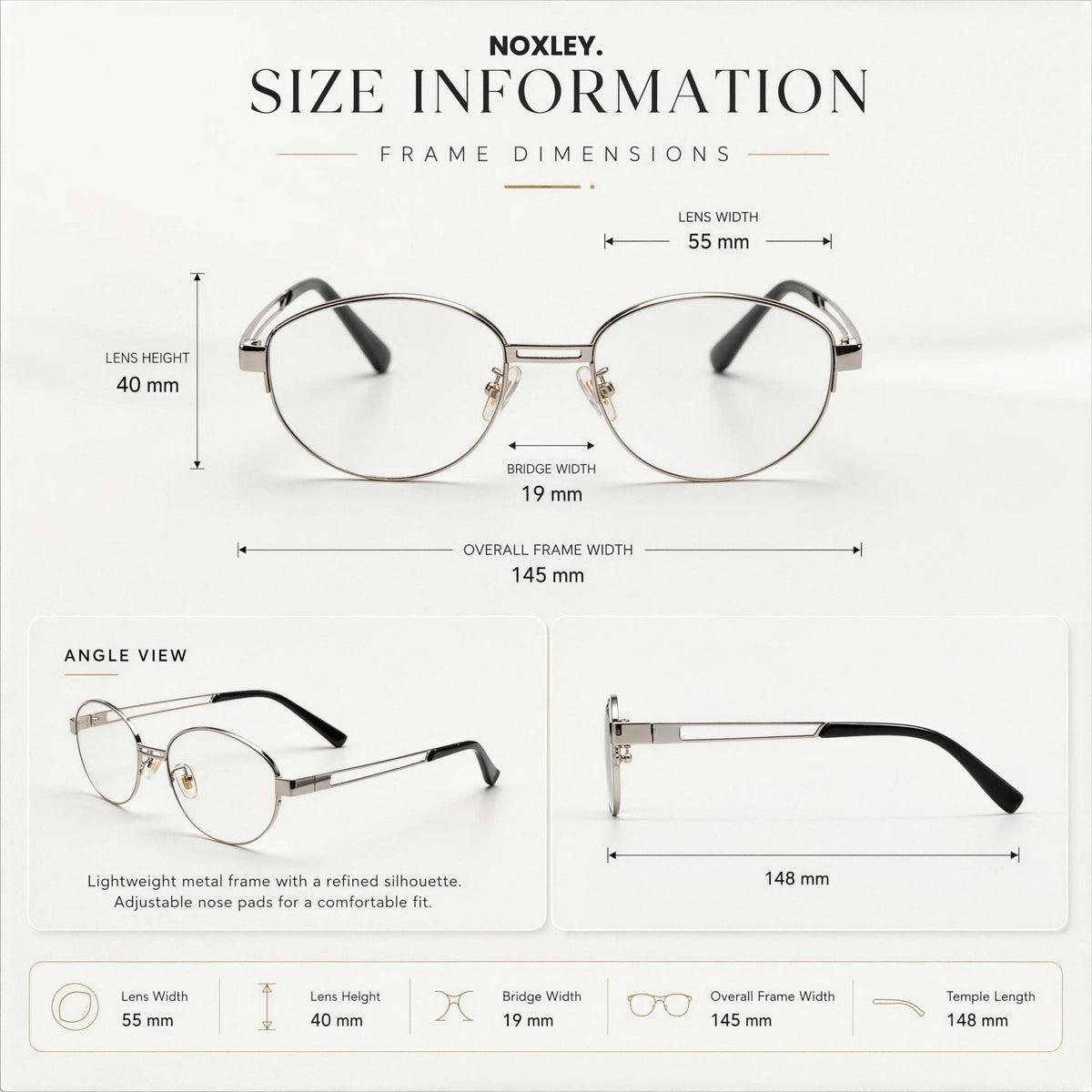 Lionel Oval Metal-Frame Sunglasses