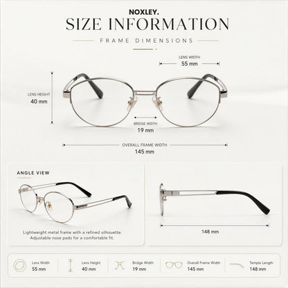 Lionel Oval Metal-Frame Sunglasses