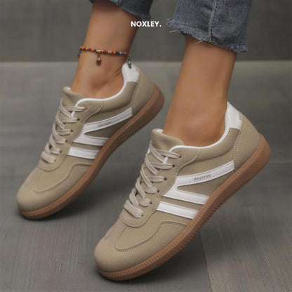Rosalind Women's Cushioned Walking Trainers - Khaki