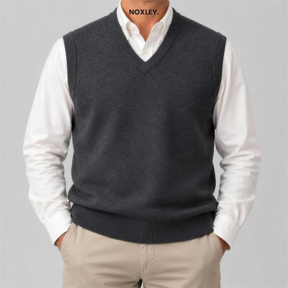 Rupert Men's Fine Knit Sleeveless Jumper