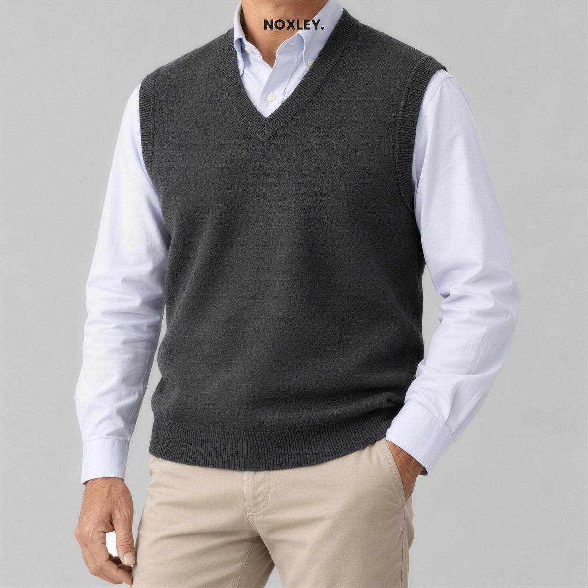 Rupert Men's Fine Knit Sleeveless Jumper