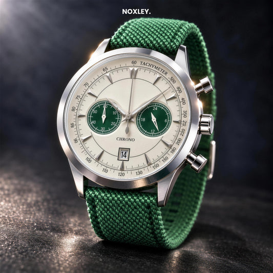 Harvey - Men's Chronograph-Style Watch with Woven Strap - image 1