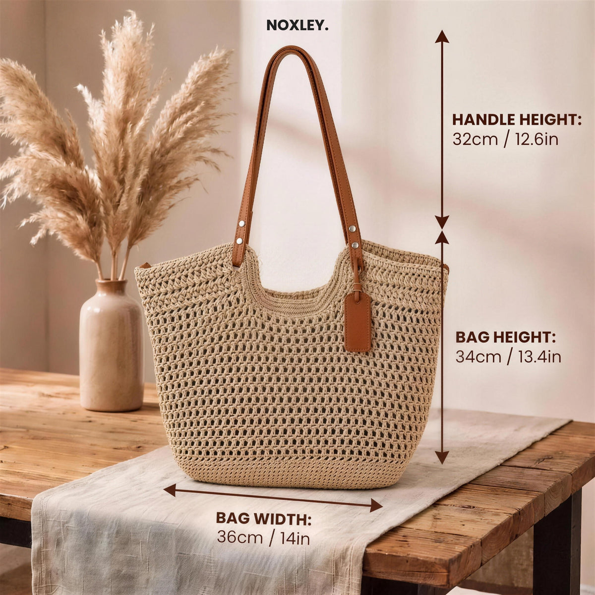 Lottie - Women's Crochet Tote Bag - image 5