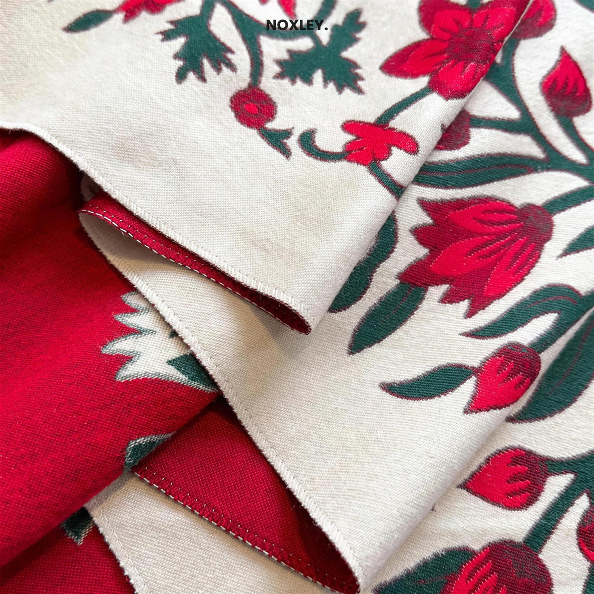 Phoebe - Women's Reversible Floral Jacquard Scarf - image 9