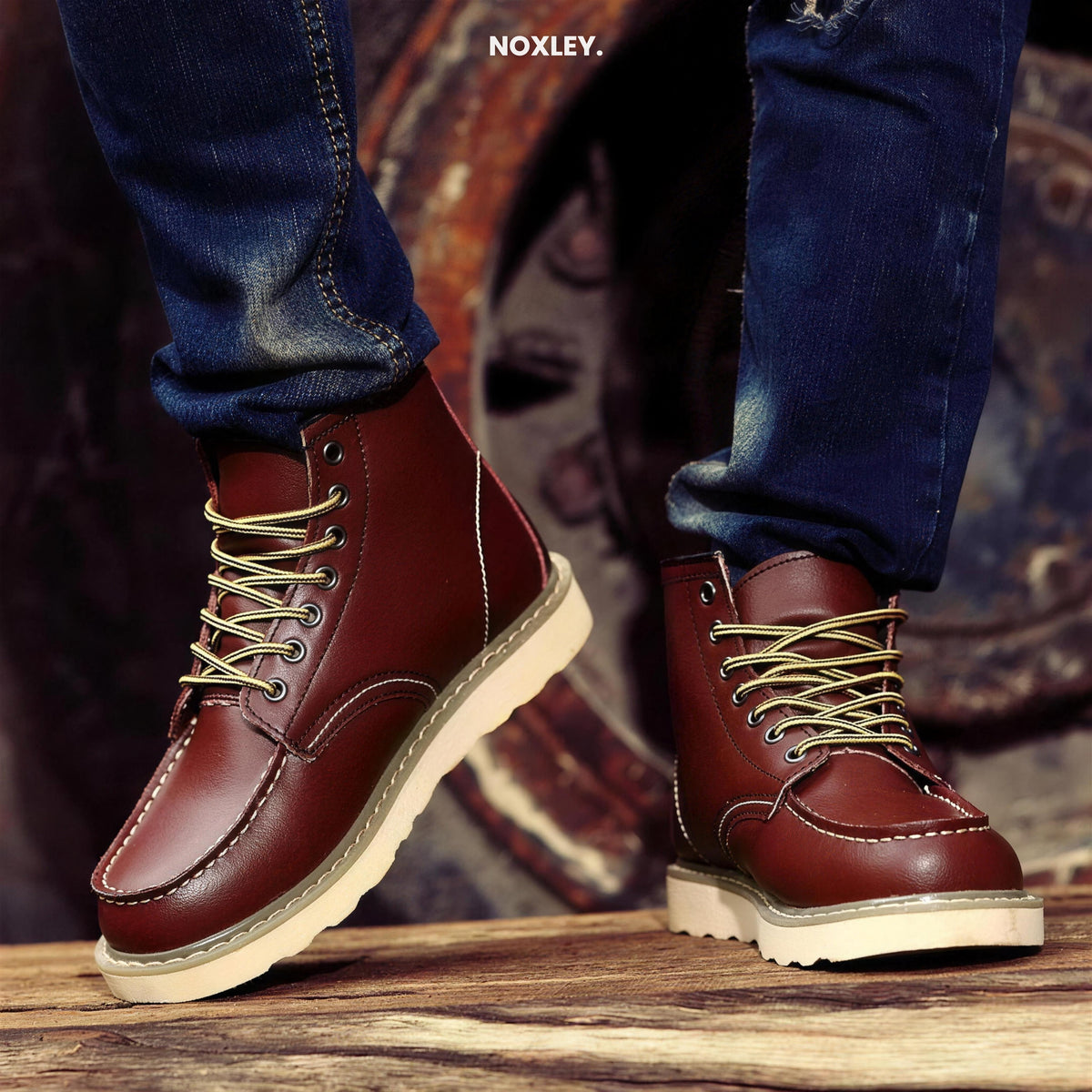 Ronan - Men's Warm-Lined Moc-Toe Lace-Up Boots - image 1