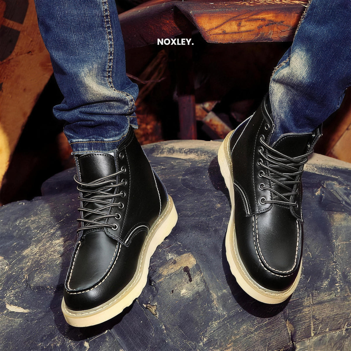 Ronan - Men's Warm-Lined Moc-Toe Lace-Up Boots - image 3