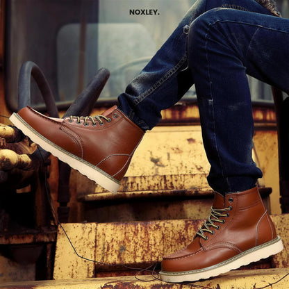 Ronan - Men's Warm-Lined Moc-Toe Lace-Up Boots - image 6